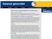 Tablet Screenshot of bewustgezonder.nl